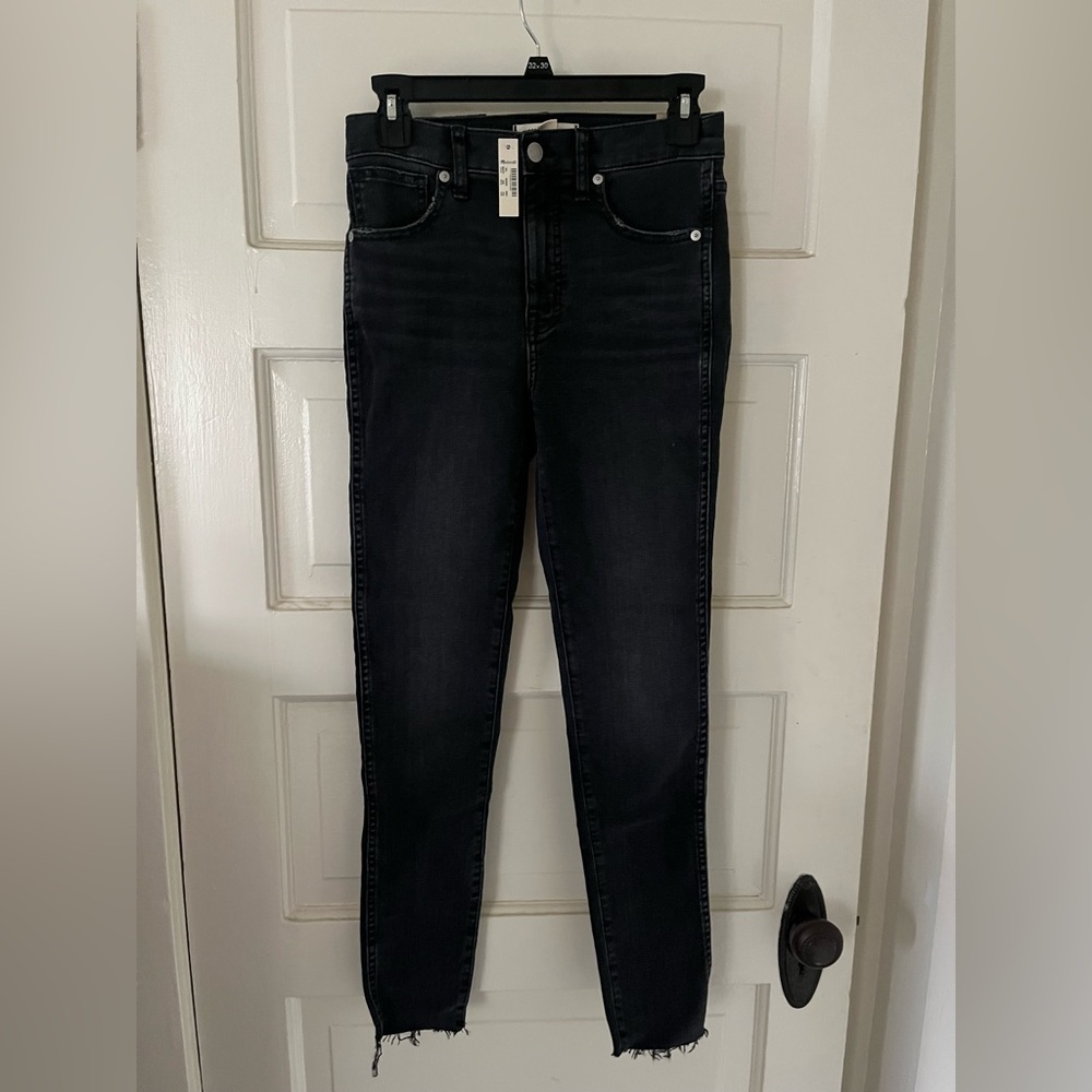 Madewell 10” High Rise Skinny Crop 26T With Magic Pockets
